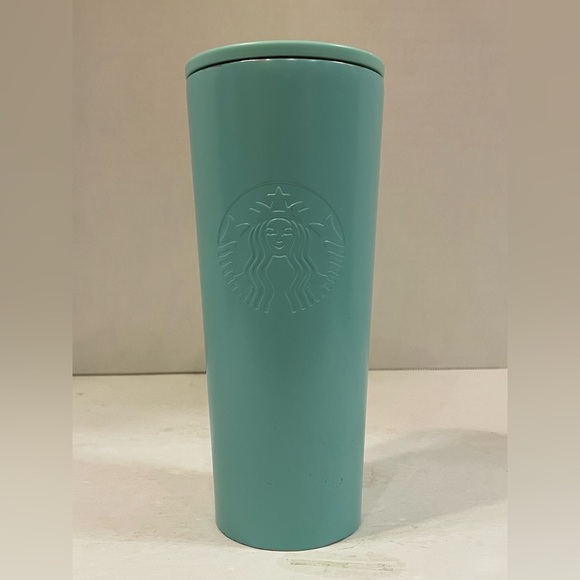 Starbucks Teal Logo Stainless 16 Oz. Tumbler - Picture 1 of 8